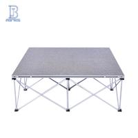 First-generation 4 foot*4 foot durable plywood portable stage aluminum alloy spider leg lift